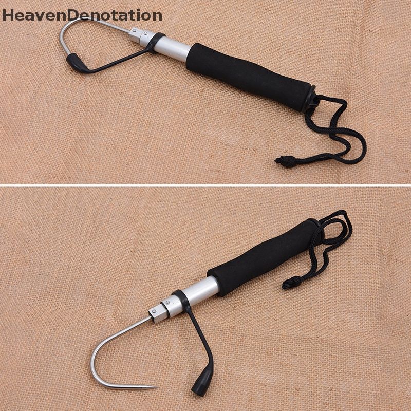 [HeavenDenotation] Retractable 60cm Stainless Steel Telescopic Sea Fishing Spear Hook Tackle Cocok Untuk Semua Jenis Ikan Kelas Berat Aktif HDV