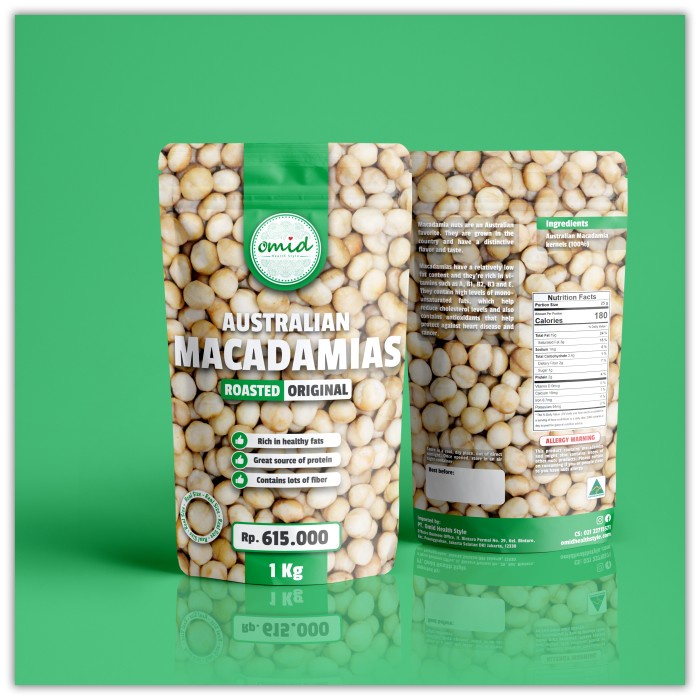 

Murah Meriah Roasted Macadamia Nuts (Kacang Macadamia Panggang) 1kg