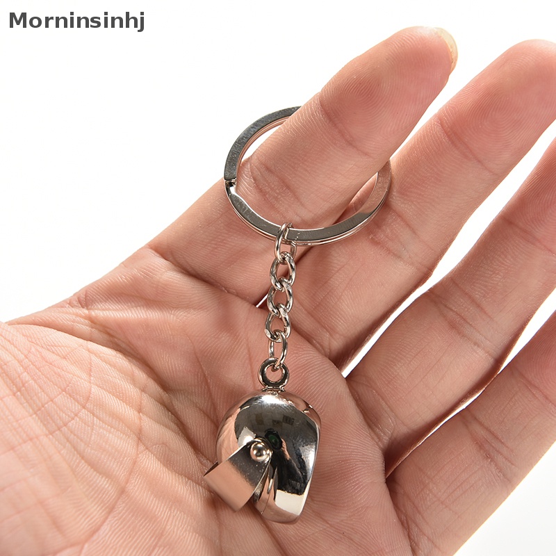 Mornin Gantungan Kunci Helm Sepeda Motor Kreatif Ring Keychain Keyring Key Fob id