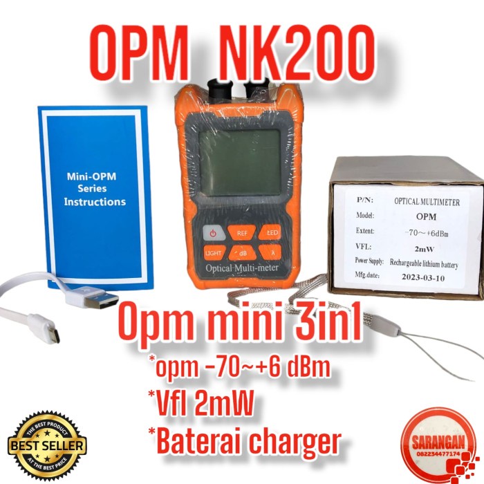 opm New allinone Handheld Mini Optical Power Meter