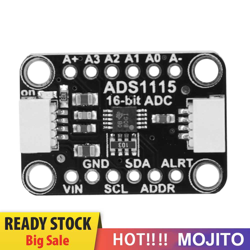 Modul ADS1115 16bit I2C Presisi ADC Papan Pengembangan 4channel 2.0V Sampai 5.5V