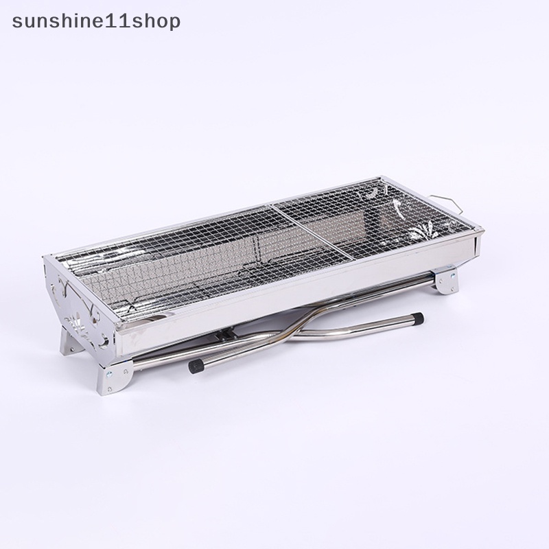 Sho Panggangan Barbekyu outdoor stainless steel grill BBQ Panggangan Arang portable Panggangan Lipat portable charcoal barbecue N