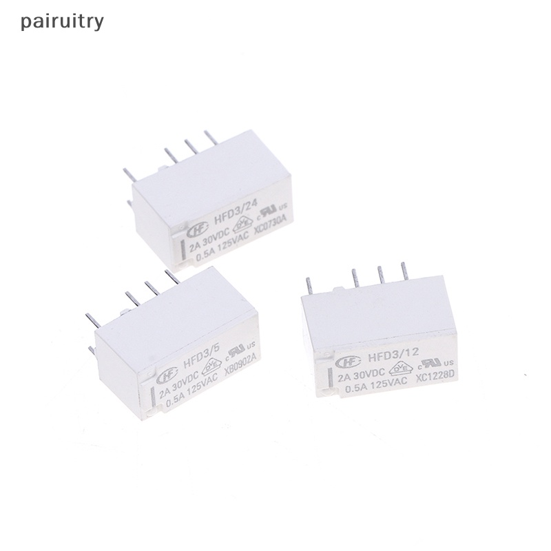 Relay Sinyal PRT HFD4 2A 8Pin SMD Relay 3V 4.5V 5V 12V 24V DC HFD4-V/5V HFD4 /12V -S PRT