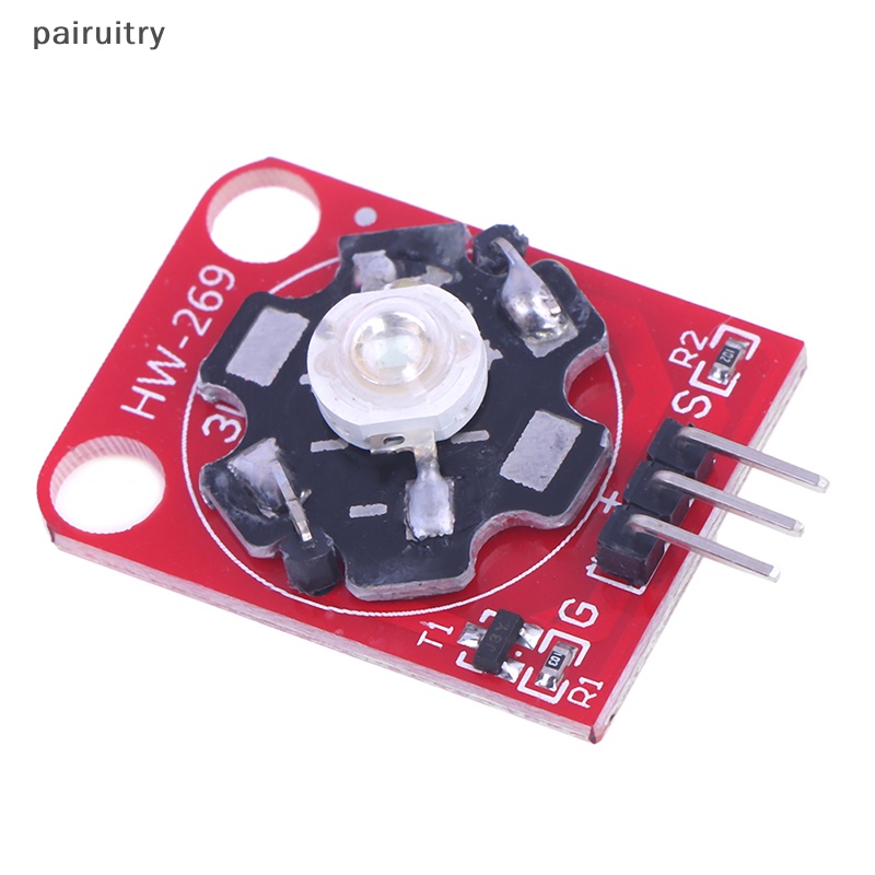 Modul LED High Power PRT 3W Dengan Sasis PCB Kompatibel Dengan Arduino STM32 AVR PRT