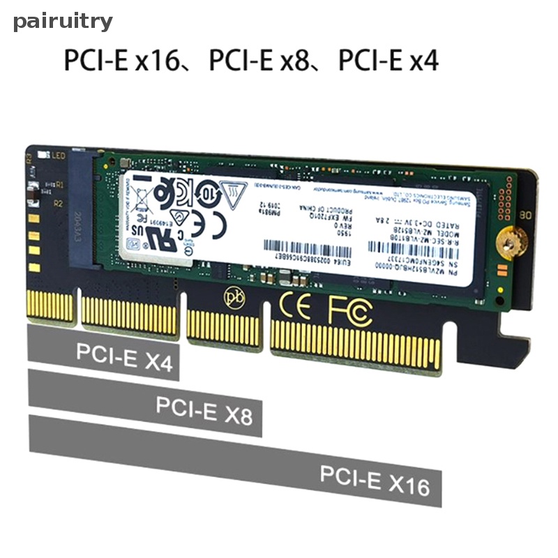 Prt NGFF M Kunci M.2 NVME AHCI SSD Ke PCI-E PCI Express 16x x4 Adapter Riser Card Converter Untuk XP941 SM951 PM951 A110 SSD PRT