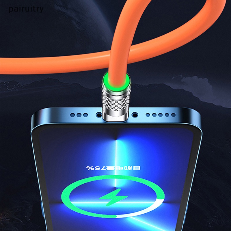 Prt 3in1 6A 120W USB Tipe C Kabel Untuk Lighg USB A Ke Type-C 8-pin Micro USB Cable PRT