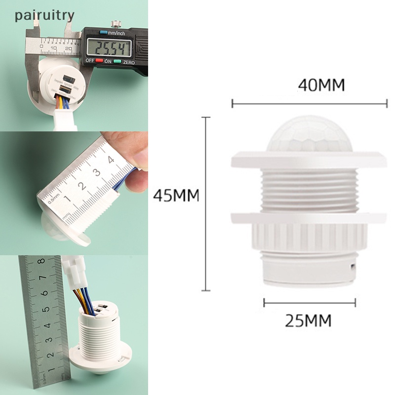 Prt Time Light-sensing Adjustable 110V-240V LED Infrared Sensor Movement Detector Lamp Switch PRT