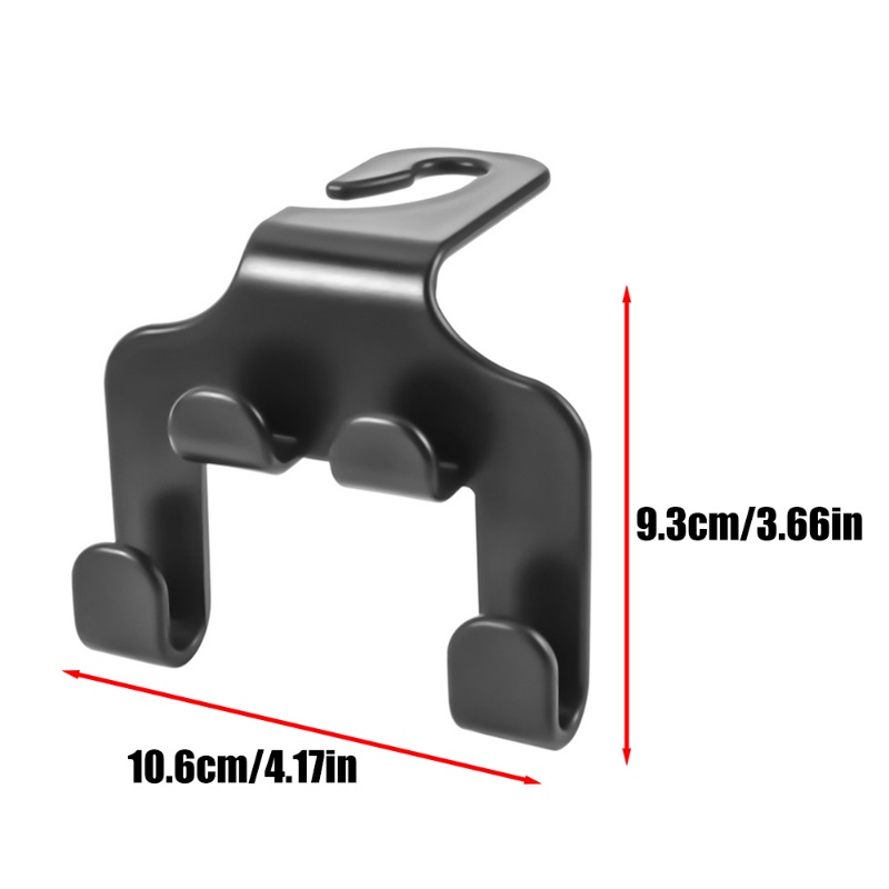 Portable Car Seat Mounted ABS Hook Multifungsi/ Headrest Otomotif Fixed Bracket Handphone/ Kait Penyimpanan Bagasi Internal Kendaraan