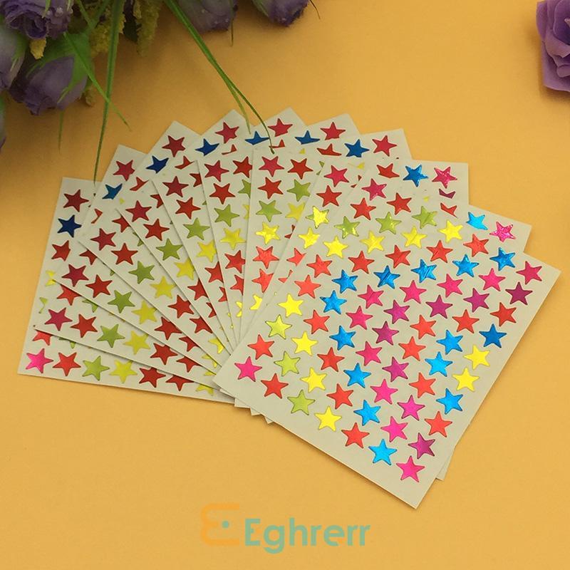 

COD✨10 lembar Stiker Bintang Pemblokiran Emas Berwarna Stiker Hadiah Bintang Lima Bintang Alat Tulis Anak-anak -EG