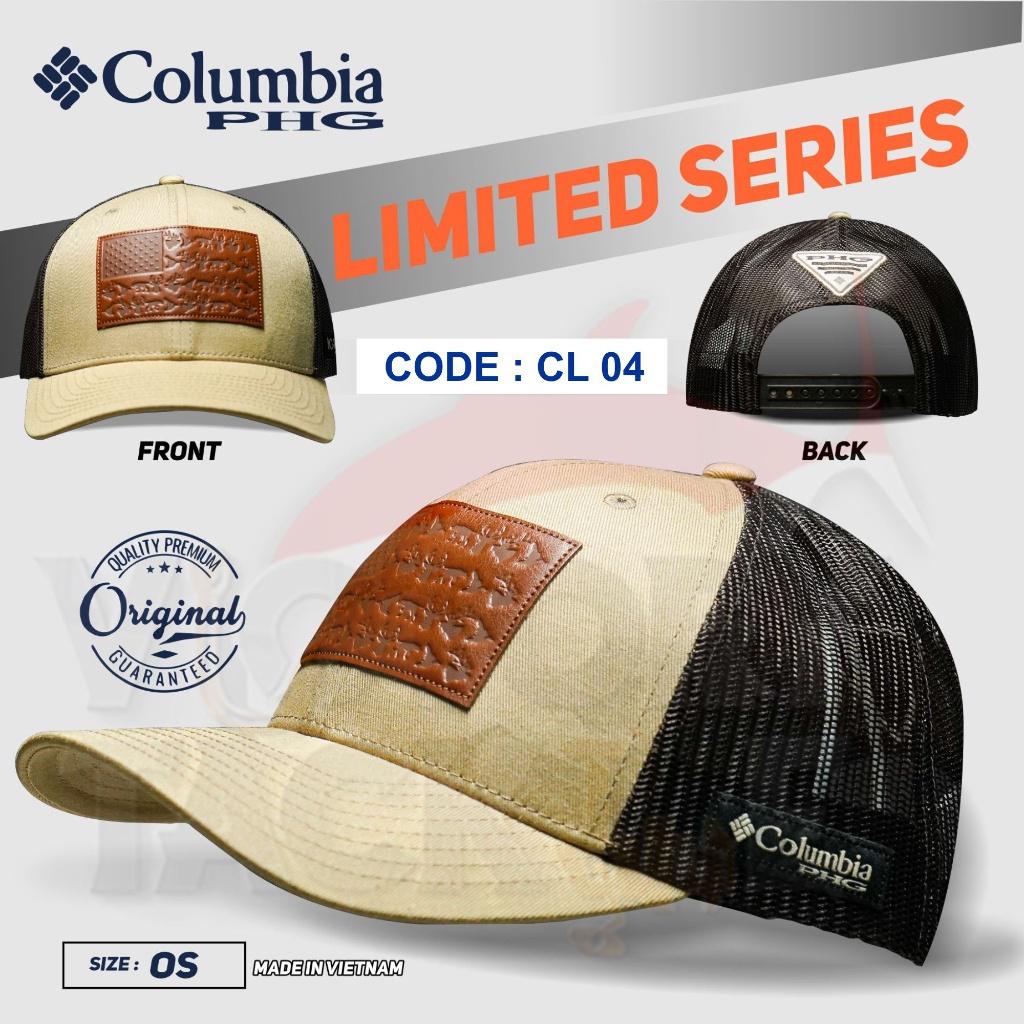 Topi Columbia PFG Performance Fishing Gear &amp; PHG ORIGINAL TOPI OUTDOOR / INDOOR