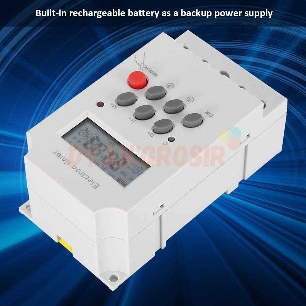 

KAMPA MCB Power Timer Programmable Time Switch Relay 25A 220V - KG316T-II