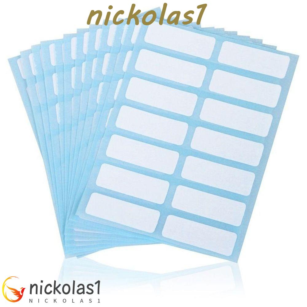 Nickolas1 Stiker Harga Laris Writable Label Putih Kosong Sticky Blank Note Labels