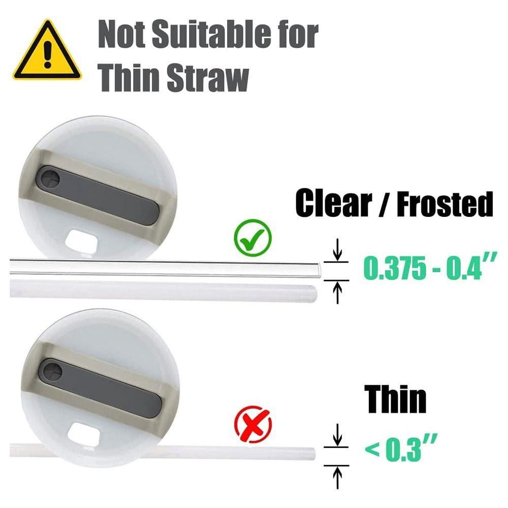 TOP 4pcs Straw Cover Set High Quality Alat Penutup Sedotan Untuk Stanley Cup 40oz/30oz Stopper Anti Bocor