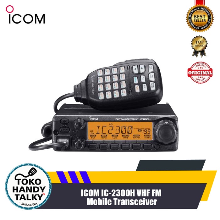 RADIO RIG ICOM IC 2300 IC2300H IC 2300H VHF 65WATT RADIO RIG MOBIL ORI - EXCLUDE PPN