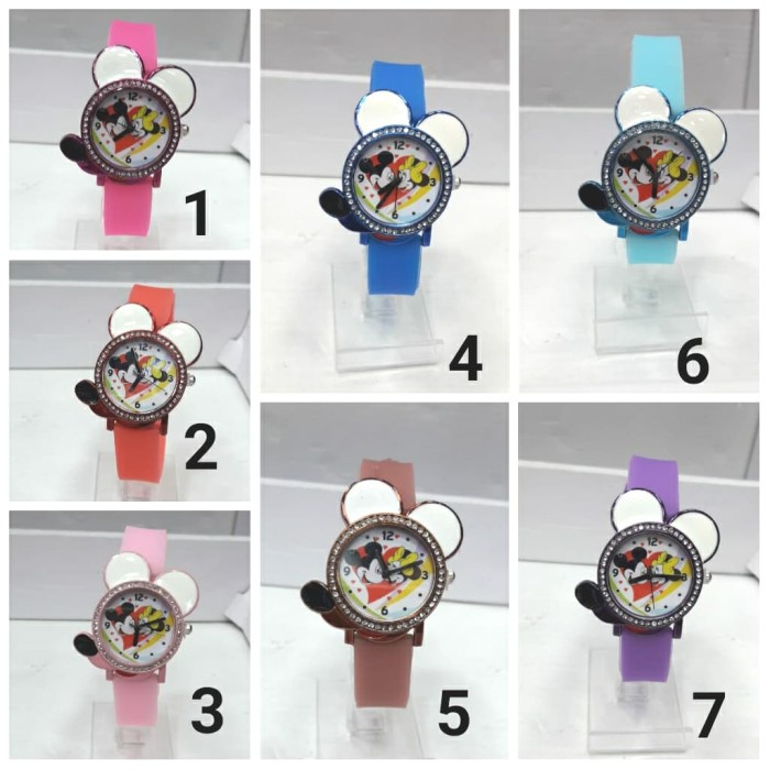 Jam tangan anak cewek Mickey mouse