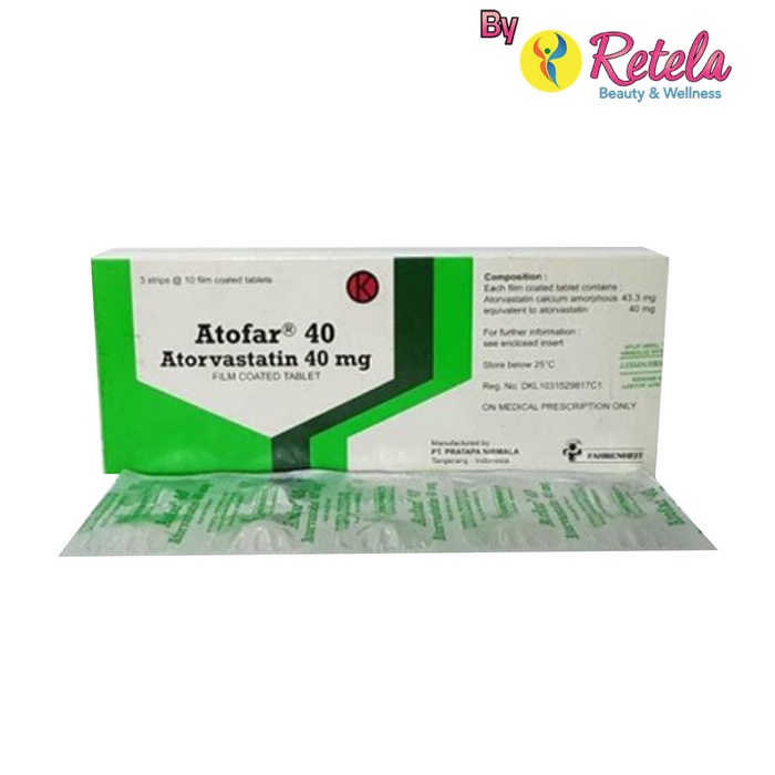 ATOFAR 40 MG 1 STRIP 10 TABLET