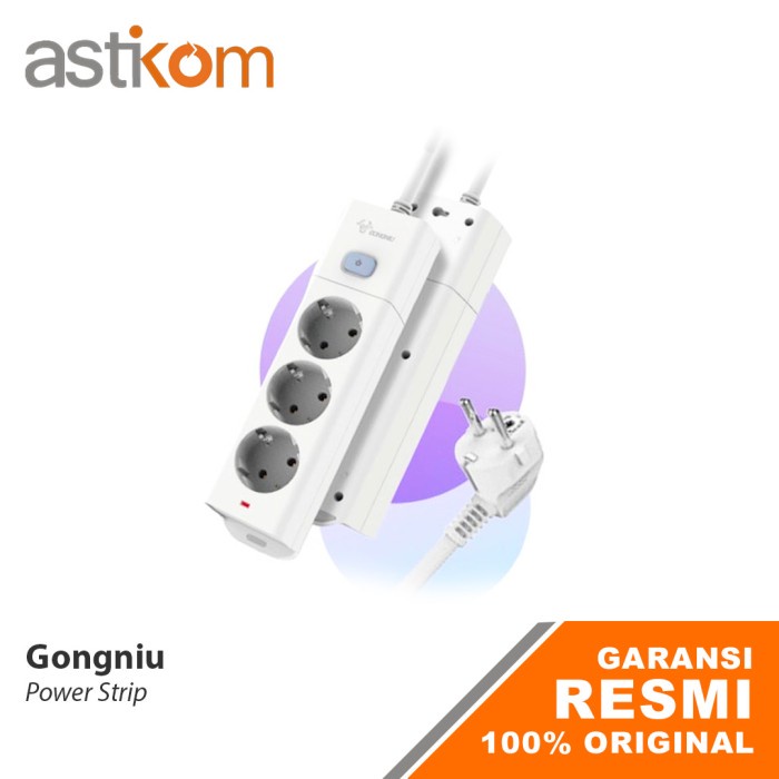 Power Strip Gongniu G1030 White