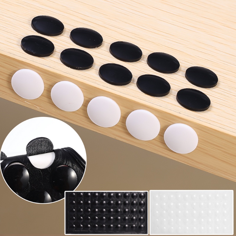 [Unggulan] Dinding Penyangga Penjaga Tikar Furniture Mute Anti-Tabrakan Bantal Non-slip Keyboard Memperbaiki Stiker Anti-Tabrakan Silika Gel Partikel Pintu Lemari Scratch-proof Pad