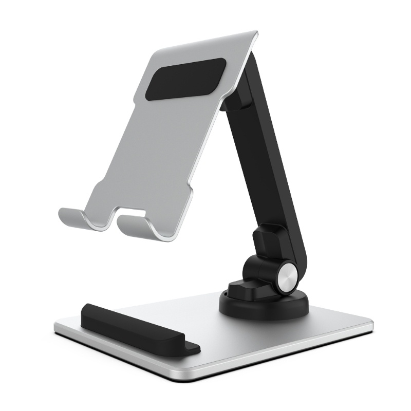 Cre Phone Stand Angle Height Adjustable Rotary 360derajat- Phone Cradle Desktop Tablet Holder Dock Foldable Lazy Bra