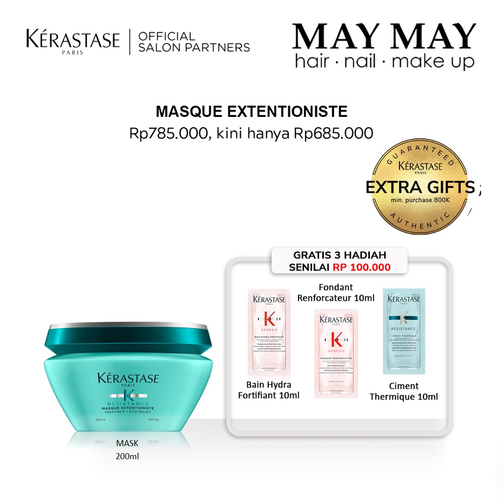 Kerastase Masque Extentioniste 200ml - Masker Rambut Panjang