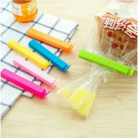 BOP FOOD SEAL CLIP / KLIP SEGEL PENJEPIT BUNGKUS KEMASAN PLASTIK MAKANAN SNACK SEALER PENYEGEL SERBAGUNA