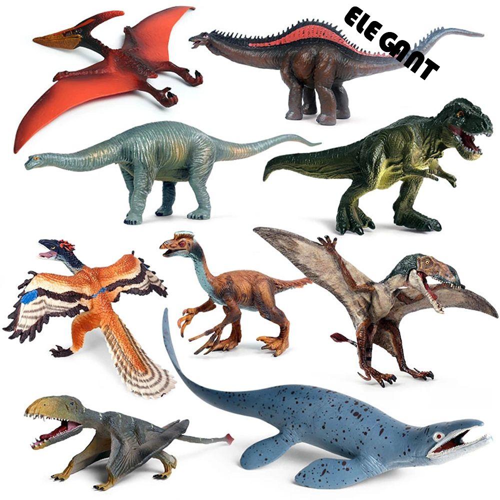 [Elegan] Mainan Figure Dinosaurus Koleksi Mainan Anak Dinosaurus Hewan Dunia Hewan Model Dinosaurus Bermain set Simulasi Hewan Model Mainan Model Tiranosaurus