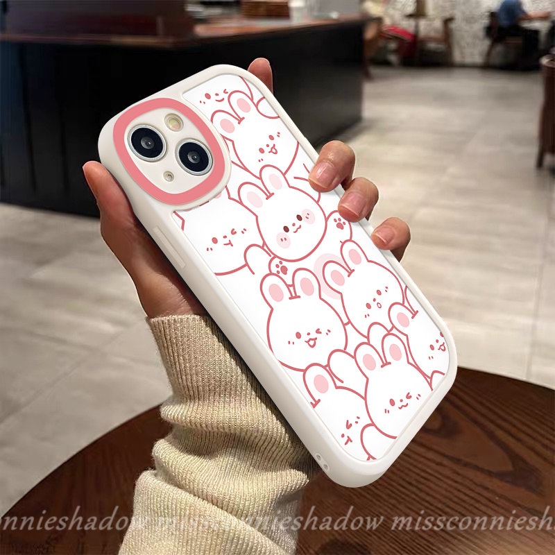 Soft Case Untuk Redmi Note8 11 10s 11s 10 10Pro 9s 9k40s 8 Pro 11Pro+POCO X3 NFC Pro M3 F4 Mi 12 11T 11 Lite Redmi A1 10C 12C 9T 9C 10 10A 9A Lucu Duck Rabbit Couple Full Sarung