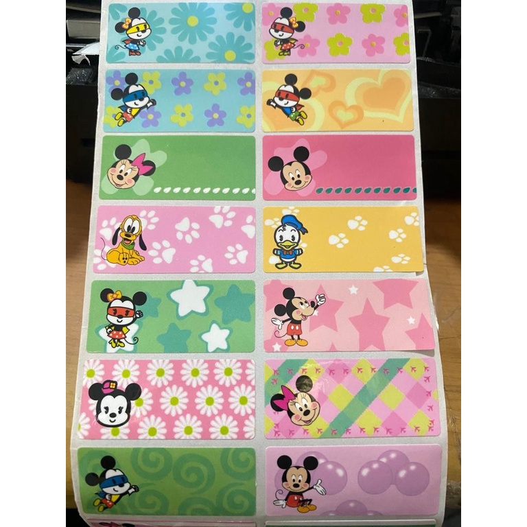 

Solbay Label Nama Tempelan Buku Sekolah Anak Micky Mouse