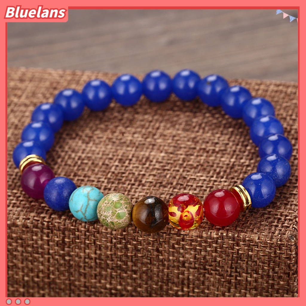 [BLS] Gelang Sholat Warna Jahitan Batu Buatan Wanita Pria Chakra Bracelet Rantai Pergelangan Tangan Penyembuhan Untuk Dipakai Sehari-Hari