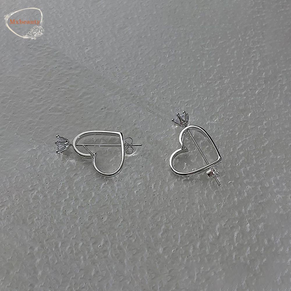 Mxbeauty Zirkon Anting Temperamen Hadiah Sederhana Elegan Indah Gadis Telinga Aksesoris Wanita Anting Pejantan