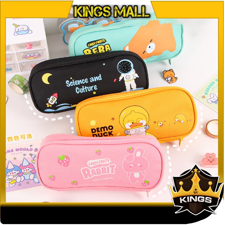 

KINGS - S5832 Tempat Alat Tulis Korea Motif Lucu / Tempat Pensil Model Terbaru / Tempat Pensil Resleting Lucu / Pencil Case Cartoon