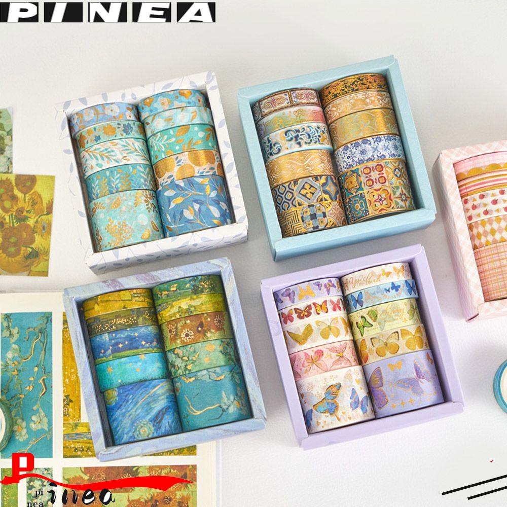 Nanas 10roll/Set Washi Tape Gadis Sastra Baru Hati Sedikit Segar INS DIY Bahan