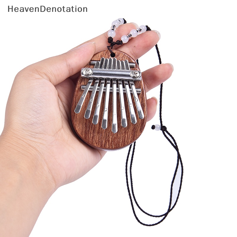 [HeavenDenotation] Kalimba Mini 8tombol Jempol Piano Suara Besar Jari Keyboard Alat Musik HDV