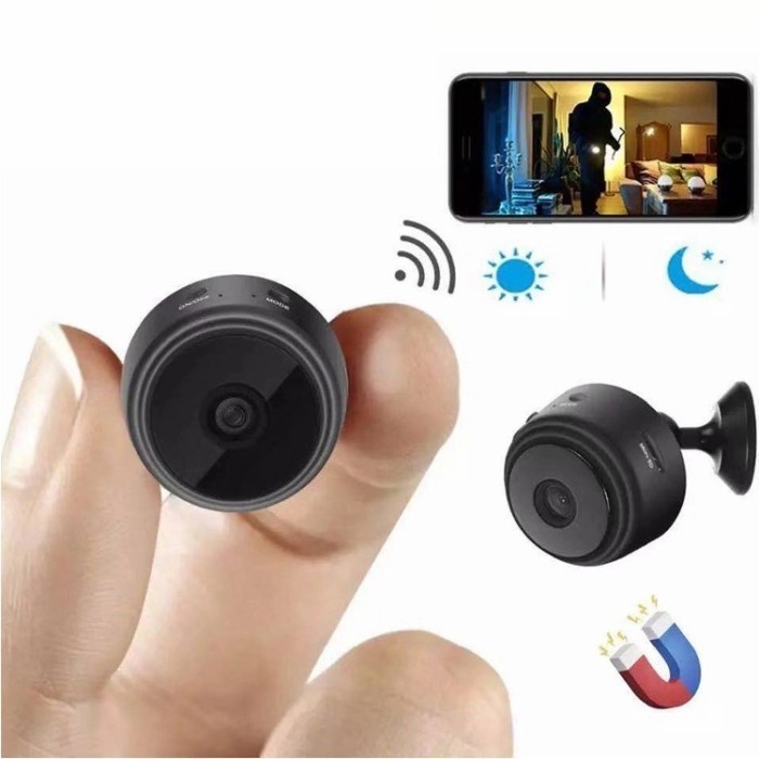 Mini Wifi CCTV Magnetic FULL HD 1080 Infra Red Sensor Gerak ORIGINAL