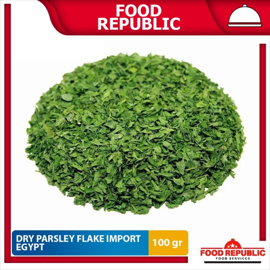 Daun Parsley Flake Import Egypt 100 Gr Dry Parsley Flakes Topping Makanan Halal