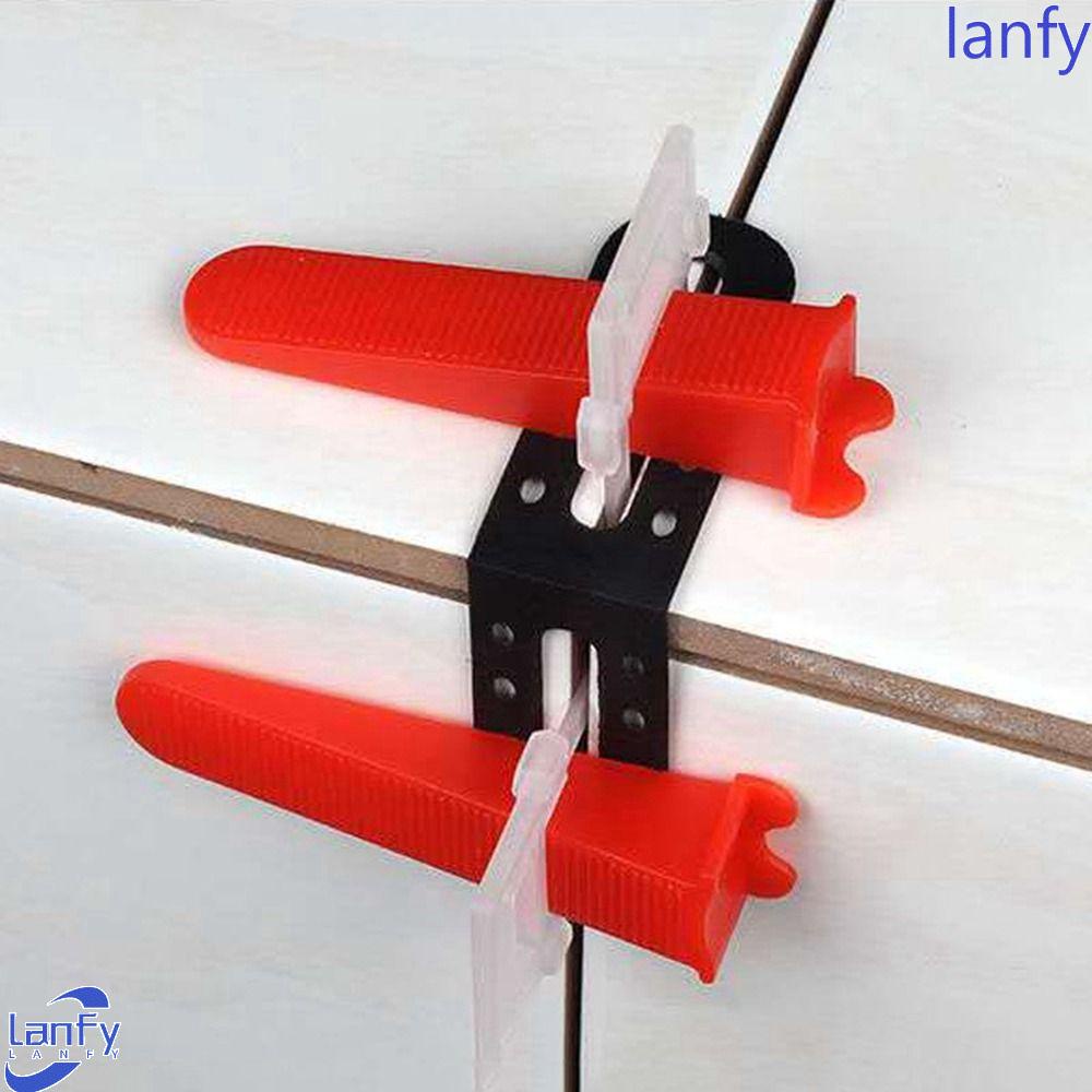 Lanfy Male Angle Leveler Removable Reusable Leave Seams Perbaikan Rumah Untuk Lantai Dinding Ubin Tile Leveling System