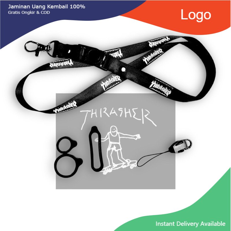 

THASHER LANYARD TALI HANDPHONE FREE 3PCS ORING