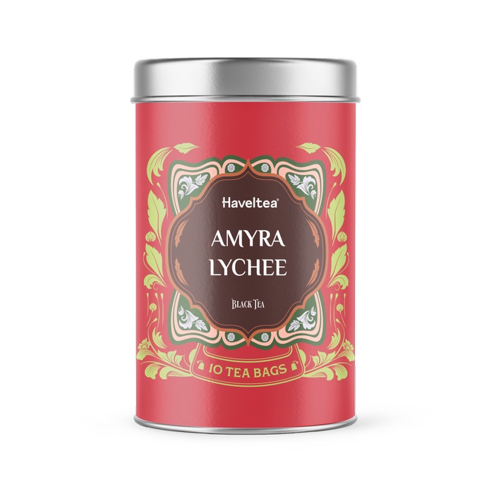 

N.E.W AMYRA LYCHEE | Big Tin | Haveltea | Lychee Tea | Premium Fruit Tea - Big Tin