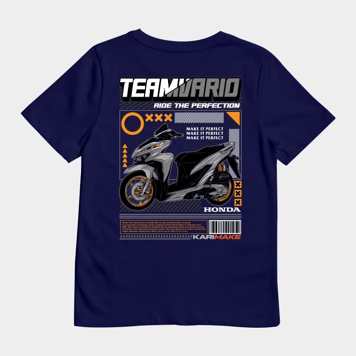 Kaos T Shirt Anak HONDA TEAM VARIO 150 ESP Kaos Otomotif
