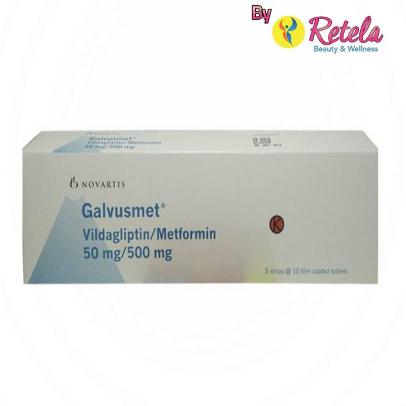 GALVUSMET 50MG/500MG 1 STRIP 10 TABLET