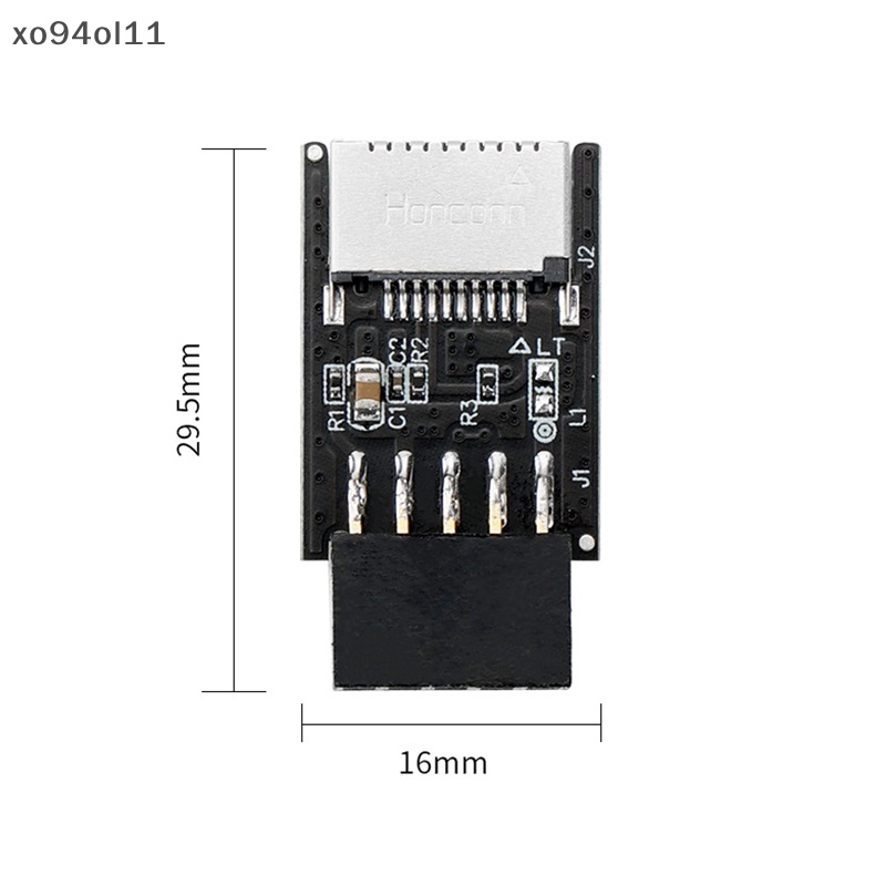 Header XO 9Pin Female Ke Type-E Adapter Motherboard 9-pin Extension Tipe-E Ke Key-A Converter Adapter OL