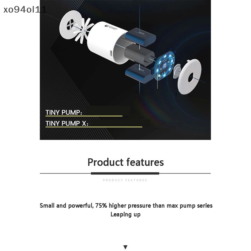 Xo Camping Air Light Flextailgear Tiny Pump Pompa Tiup Ultralight USB Charging OL