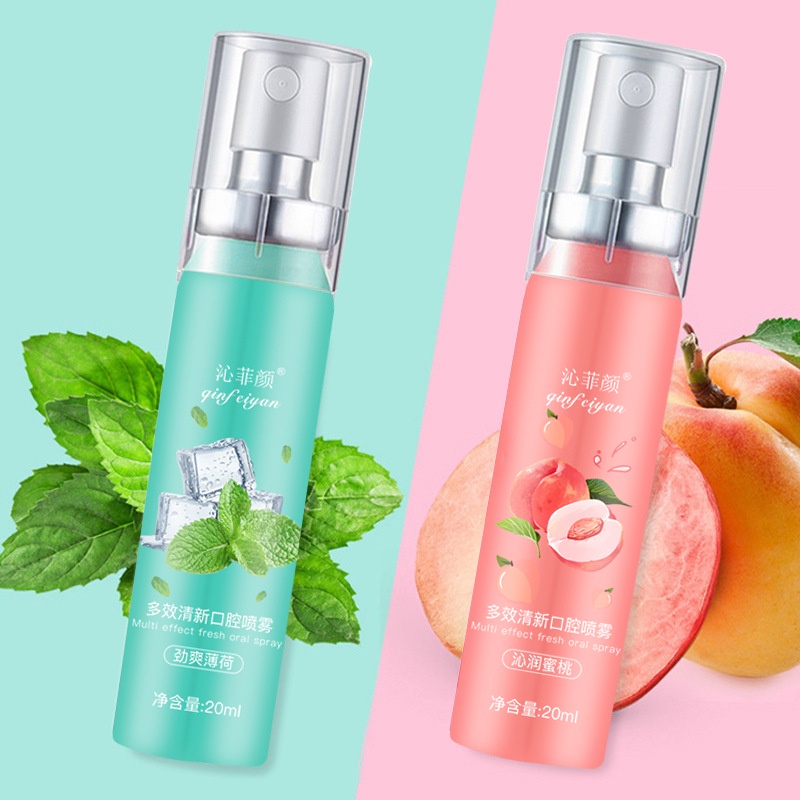 Mouth Fresh Spray 20ml Parfum Mulut Pengharum Mulut Penyegar Mulut Untuk Menghilangkan Bau Mulut