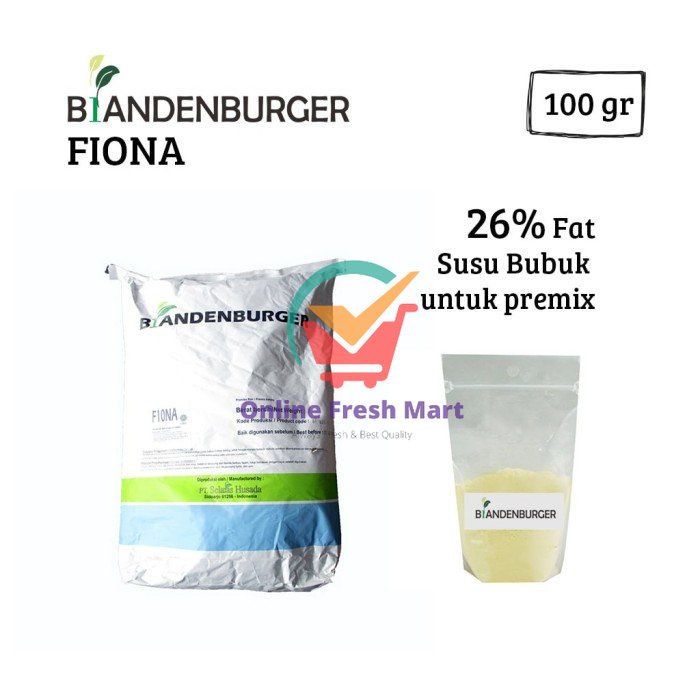 

Susu bubuk Brandenburger Full Cream F10NA [100 gr] - Premium - Online Fresh Mart Denpasar