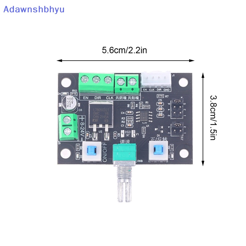 Adhyu DC Stepper Motor Driver Controller Pengatur Kecepatan PWM Pulse Signal Generator Module 12V-24V ID
