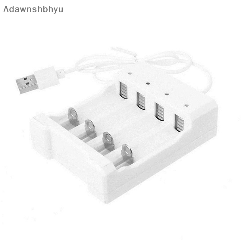 Adhyu 1.2V Universal 4slot AA/AAA Rechargeable Charger Adapter Colokan USB ID