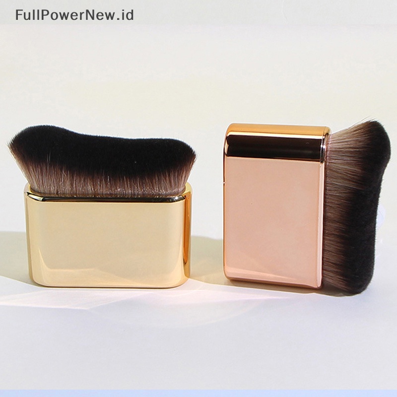 Power 1pc Kuas Makeup Foundation Siku Besar Cairan Bronzer Make up brushes Wavy ID