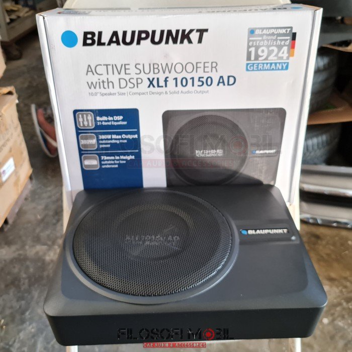 BLAUPUNKT ACTIVE SUBWOOFER + DSP 10" POWER PROCESSOR XLF 10150 AD VOX