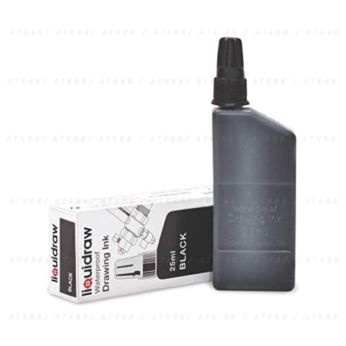 

Rotring Drawing Ink / Refill Tinta hitam Rapido dan Isograph