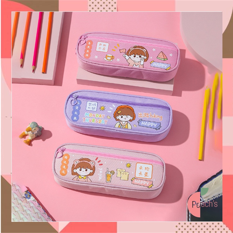 

PEACHs - S5833 Tempat Pensil / Tempat Alat Tulis Motif Lucu / Pencil Case Cartoon / Tempat Pensil Resleting Model Terbaru